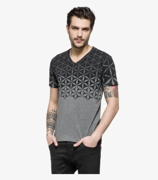 Jersey V Neck T Shirt - Man #9916439
