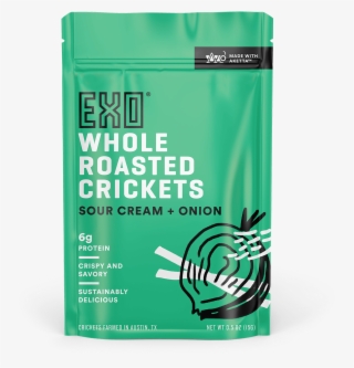 Sour Cream & Onion Roasted Crickets - Sour Cream #9917124