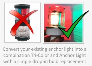 Led Tri-color And Anchor Light Combination Bulb - Flyer #9917959